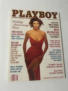 PLAYBOY * JANUARY 1990 * HOLIDAY ANNIVERSAY ISSUE * SULTRY PICTORIAL